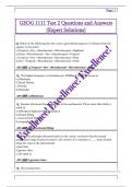 GEOG 1111 Test 2 Questions and Answers  &lpar;Expert Solutions&rpar;