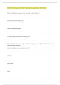 BIOL 1010 Chattanooga State Chapter 3 Exam Questions and Answers Already Passed 