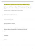 BIOL 1010 Chattanooga State Chapter 1 Exam Questions and Answers Already Passed Rated A&plus;