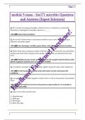 module 5 exam - bio171 microbio Questions  and Answers &lpar;Expert Solutions&rpar;