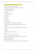 ASU BIO 201 Muscles Exam Questions and Answers Already Passed 