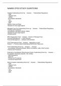 NAMSS CPCS STUDY QUESTIONS