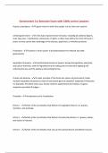 Government 1st Semester Exam with 100&percnt; correct answers