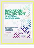 Radiation Protection in Medical  Radiography 8th Edition Sherer Test  Bank 