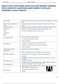 Exam &lpar;elaborations&rpar; NBCOT-COTA  