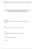 CERTIFIED PARKS AND RECREATION PROFESSIONAL &lpar;CPRP&rpar; 2024 NEWEST EXAM 2 VERSIONS &lpar;VERSION A AND B&rpar; COMPLETE 450 QUESTIONS AND ANSWERS&excl; 100&percnt; CORRECT ANSWERS
