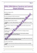 SPMA 2P06 Midterm Questions and Answers  &lpar;Expert Solutions&rpar;