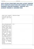 CETP ACTUAL EXAM PREP 2025-2026 LATEST VERSION  WITH COMPLETE QUESTIONS AND CORRECT DETAILED  ANSWERS VERIFIED ANSWERS  VERIFIED 100&percnt;  ALREADY GRADED A&plus; ASSURED PASS 