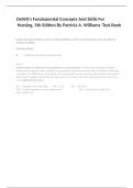 Test Bank for DeWit&rsquo;s Fundamental Concepts And Skills For Nursing&comma; 5th Edition By Patricia A&period; Williams 