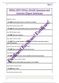 SPMA 2P27 FINAL EXAM Questions and  Answers &lpar;Expert Solutions&rpar;