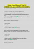 Niulpe Class 3 Exam UPDATED  QUESTIONS AND CORRECT ANSWERS