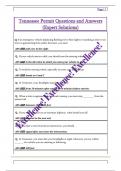 Tennessee Permit Questions and Answers  &lpar;Expert Solutions&rpar;