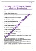 UiPath RPA Certification Study Questions  and Answers &lpar;Expert Solutions&rpar; 