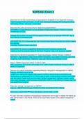 Maryville University Nurs 623 Exam 3 Questions and Answers&period;