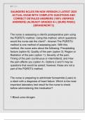 SAUNDERS NCLEX RN NGN VERSION 2 LATEST 2025  ACTUAL EXAM WITH COMPLETE QUESTIONS AND  CORRECT DETAILED ANSWERS &lpar;100&percnt; VERIFIED  ANSWERS&rpar; &vert;ALREADY GRADED A&plus;&vert; &vert;&vert;SURE PASS&vert;&vert;  &vert;&vert;BRANDNEW&excl;&excl;&excl;&vert;&vert; 