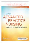 Test Bank for Advanced Practice Nursing&colon; Essentials for Role Development 5th Edition by Joel