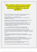 NFPA 10 Final Exam Study Guide &ndash; 200 Q&A &lpar;Graded A&plus;&rpar; 2025&sol;2026