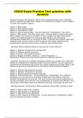 CSSLP-Exam Practice Test question with asnwers