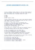 ATI RN ASSESSMENT LEVEL 1 B&period;