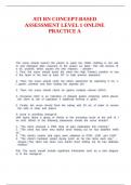ATI RN CONCEPT-BASED ASSESSMENT LEVEL 1 PRACTICE B NGN QUESTIONS AND ANSWERS