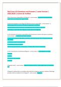  Red Cross LGI Questions and Answers &ndash; Latest 2025&sol;2026 Version &vert; Fully Verified and Correct Content