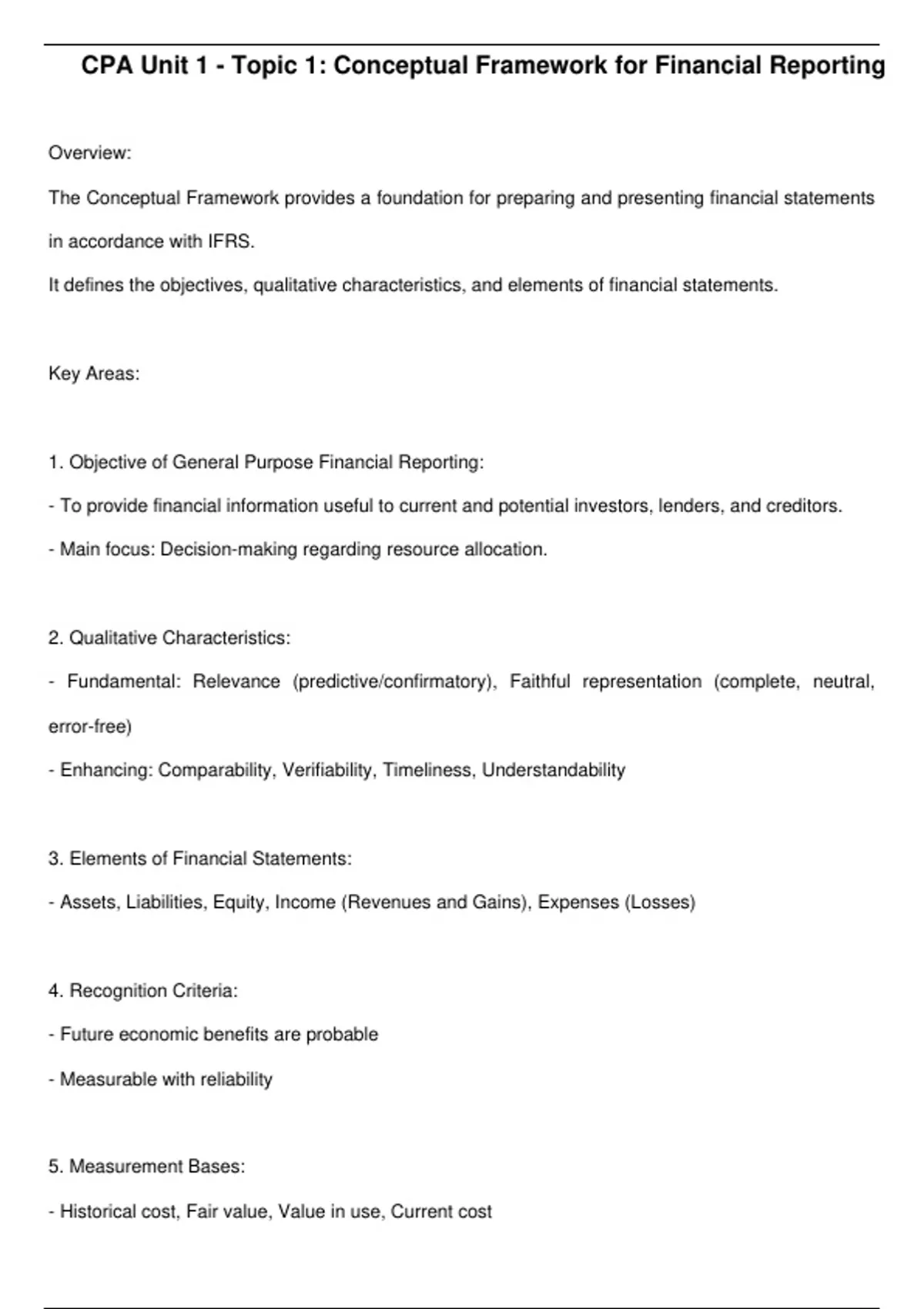 CPA Certification Exam Study Guide 2025 | All Levels | Verified ...