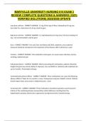MARYVILLE UNIVERSITY NURSING 615 EXAM 3 REVIEW COMPLETE QUESTIONS & ANSWERS &lpar;100&percnt; VERIFIED SOLUTIONS&rpar; 2025&sol;2026 UPDATE
