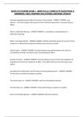 Maryville NURS 615 BUNDLED Exam Questions and Answers &vert; RATED A&plus; &vert; &lpar;100&percnt; Well Illustrated&rpar;