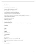 Exam Cheat Sheet