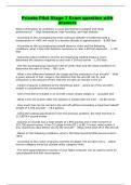 Private Pilot Stage 3 Exam question with answers