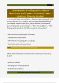 Chamberlain Prediagnostic NR607  Questions and Correct Answers&sol; Latest  Update &sol; Already Graded