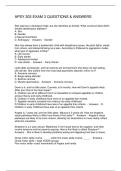 APSY 203 EXAM 3 QUESTIONS & ANSWERS