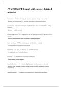 PSY 210 NJIT Exam 1 with correct detailed answers&period;