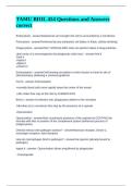 TAMU BIOL 454 Questions and Answers correct