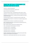 TAMU Bio 107 Exam 1 &lpar;Christopher Lee&rpar; Questions and Answer correct