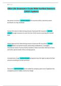 Ohio Life Insurance Exam With Verified Answers &lpar;2025 Update&rpar;