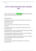 UNIT 6 AP BIO EXAM REVIEW 2025 CERTIFIED Q&A