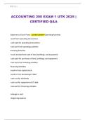 ACCOUNTING 200 EXAM 1 UTK 2025 &vert; CERTIFIED Q&A