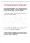 WGU D668 Elementary Literacy Curriculum Lesson 1 and 2 Exam 32 Questions with Verified Answers&comma;100&percnt;CORRECT