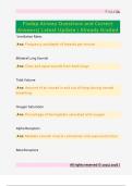 Fisdap Airway Questions and Correct  Answers&sol; Latest Update &sol; Already Graded