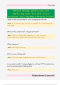 FISDAP airway&comma; ventilation&comma; and  respiratory Questions and Correct  Answers&sol; Latest Update &sol; Already Graded