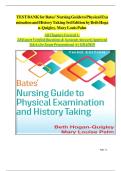 Test Bank for Bates' Nursing Guide to Physical Examination and History Taking&comma; 3rd Edition