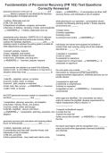 Fundamentals of Personnel Recovery &lpar;PR 102&rpar; Test Questions Correctly Answered