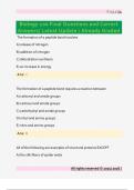 Biology 100 Questions and Correct  Answers&sol; Latest Update &sol; Already Graded 