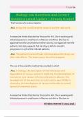 Biology 100 Questions and Correct  Answers&sol; Latest Update &sol; Already Graded 