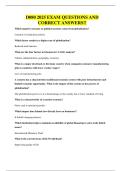 D080 2025 EXAM QUESTIONS AND CORRECT ANSWERS