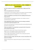 D080 EXAM 4 QUESTIONS AND CORRECT ANSWERS&excl;