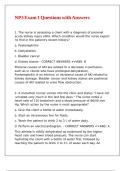 NP3 Exam 1 Questions with Answers