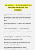 BSC 108 Exam 3 Study Guide &ndash; Kennedy &lpar;100&percnt; Verified Q&A&rpar; 2025&sol;2026