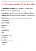 NP3 final exam study QUESTIONS WITH ANSWERS